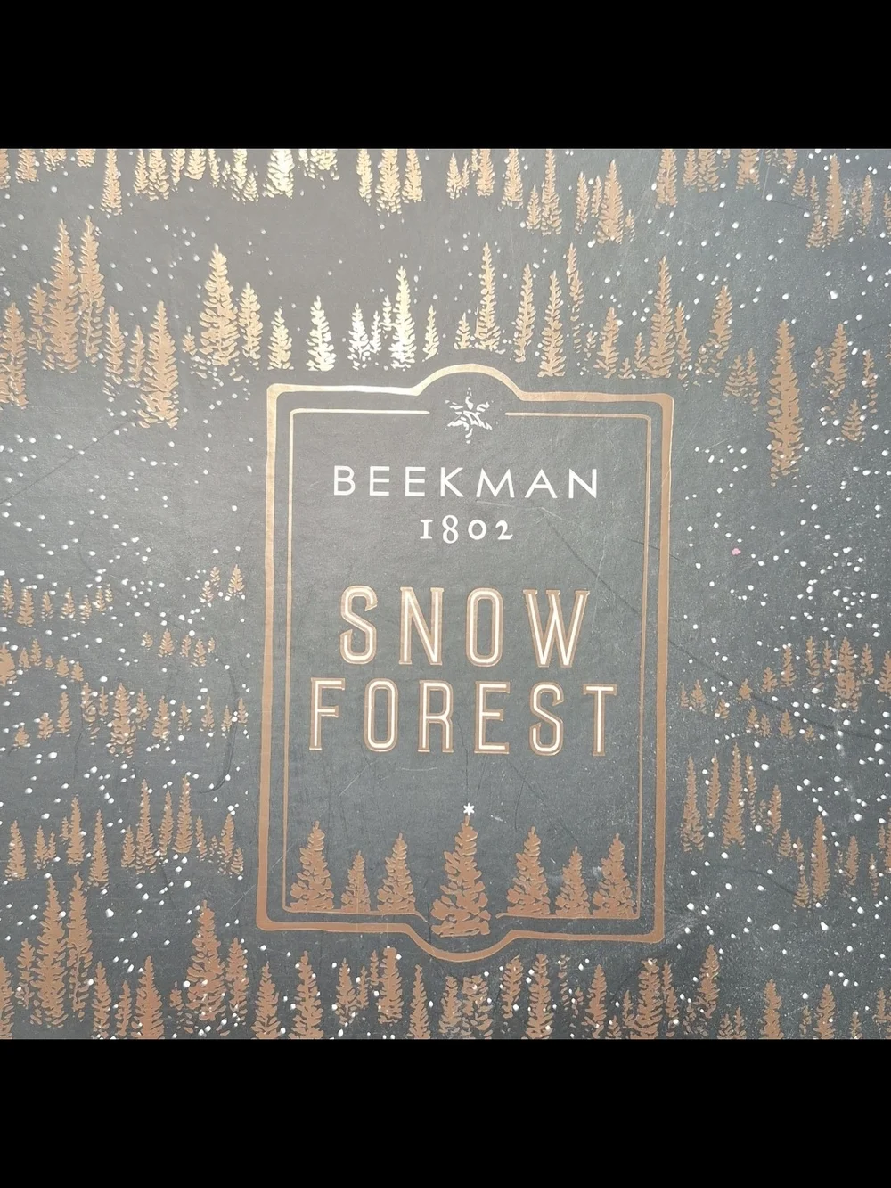 Beekman 1802 Snow Forest Grooming Set Incomplete